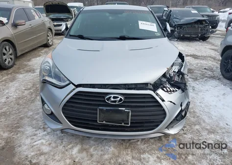 2013 Hyundai Veloster Turbo W/Blue z USA, uszkodzony, nr VIN KMHTC6AE4DU096095